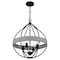 Quoizel Tansy 4-Light Matte Black Pendant QP5339MBK - alternate 2